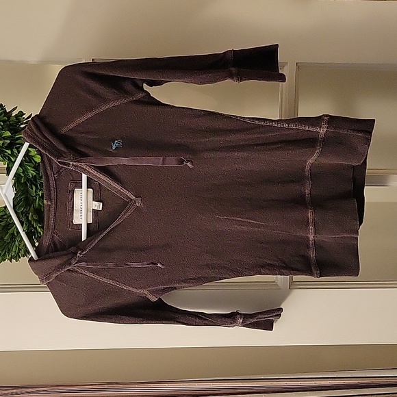 Brown Abercrombie Hooded Top - Picture 1 of 3